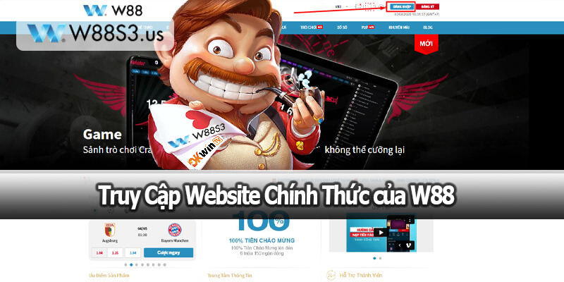 Truy Cập Website Chính Thức của W88